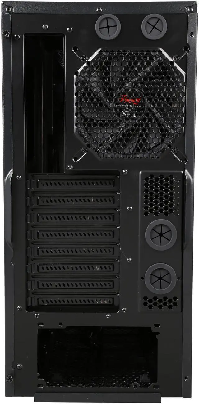 Alt view image 9 of 10 - Rosewill ATX Mid Tower Gaming Computer Case, support VGA card length up to 340mm, come with four fans-2 x Front 120mm Fan, 1 x Rear 120mm Fan, 1 x Top 140mm Fan - WolfAlloy