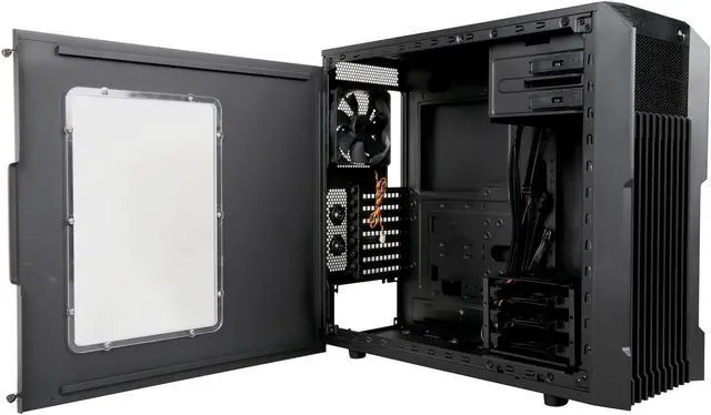 Alt view image 5 of 10 - ROSEWILL ATX Mid Tower Gaming Computer Case, Come with Three Fans- 2 x Front 120mm Fan, 1 x Rear 120mm Fan-Retail - Stryker M