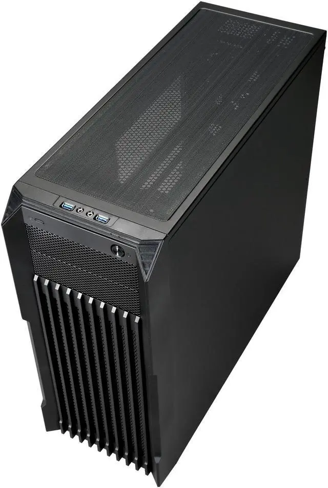 Alt view image 8 of 10 - ROSEWILL ATX Mid Tower Gaming Computer Case, Come with Three Fans- 2 x Front 120mm Fan, 1 x Rear 120mm Fan-Retail - Stryker M