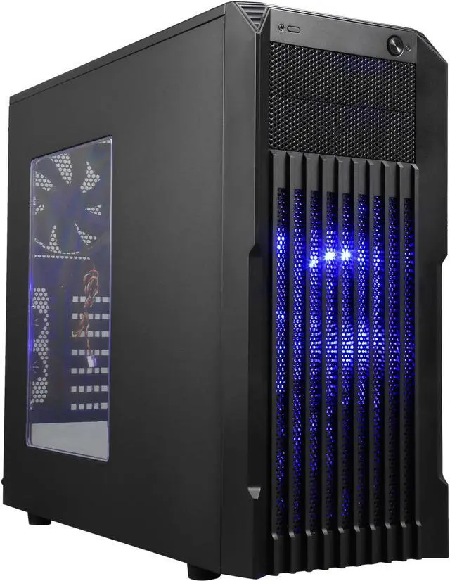 Main image of ROSEWILL ATX Mid Tower Gaming Computer Case, Come with Three Fans- 2 x Front 120mm Fan, 1 x Rear 120mm Fan-Retail - Stryker M
