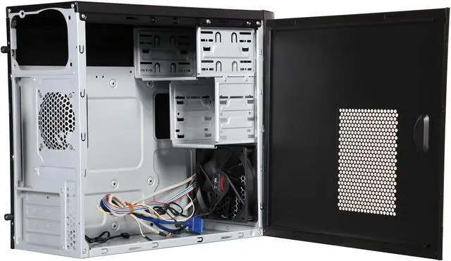 Alt view image 5 of 9 - ROSEWILL Dual-Fan Mini Tower Computer Case - FBM-05