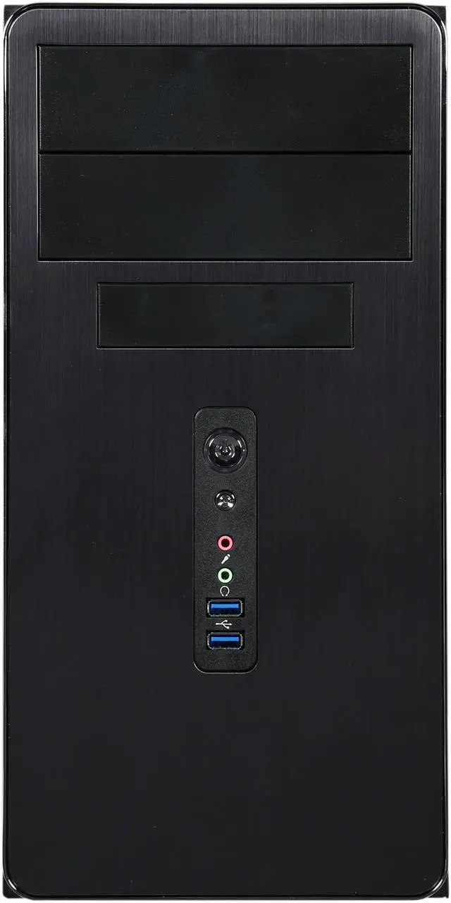 Alt view image 2 of 9 - ROSEWILL, Aesthetic Finish, 90mm Fan pre-installed, Mini Tower Computer Case with 400W Power Supply - R521-M