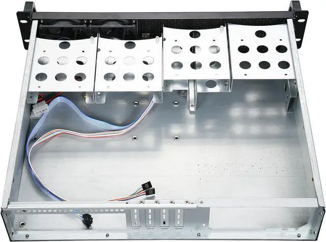 Alt view image 4 of 6 - Rosewill Server Chassis / Server Case / Rackmount Case, 2U Metal Rack Mount Server Cases with 5 Bays (RSV-Z2700)
