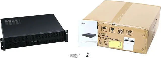 Alt view image 6 of 6 - Rosewill Server Chassis / Server Case / Rackmount Case, 2U Metal Rack Mount Server Cases with 5 Bays (RSV-Z2700)