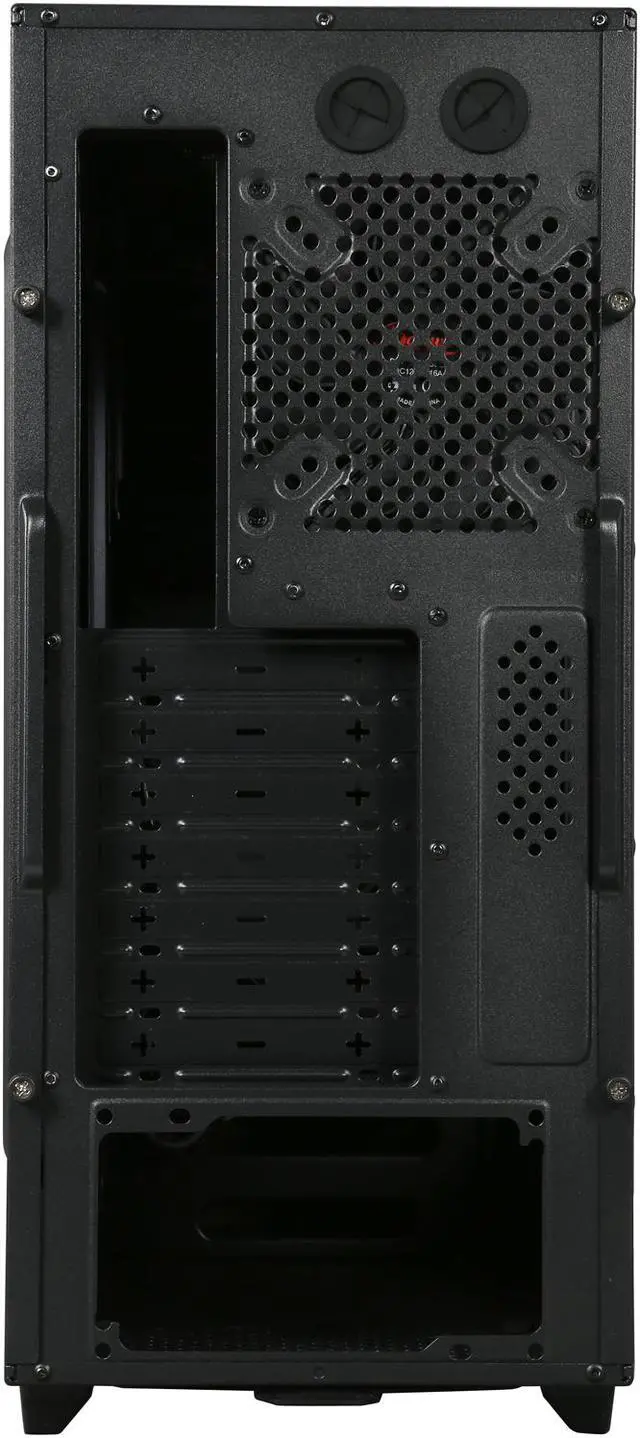 Alt view image 11 of 13 - Rosewill ATX Mid Tower Gaming Computer Case, Supports up to 400 mm Long VGA Card, Comes with Two Fans Pre-installed - Front 120 mm Fan x 1, Rear 120 mm Fan x 1 - TYRFING