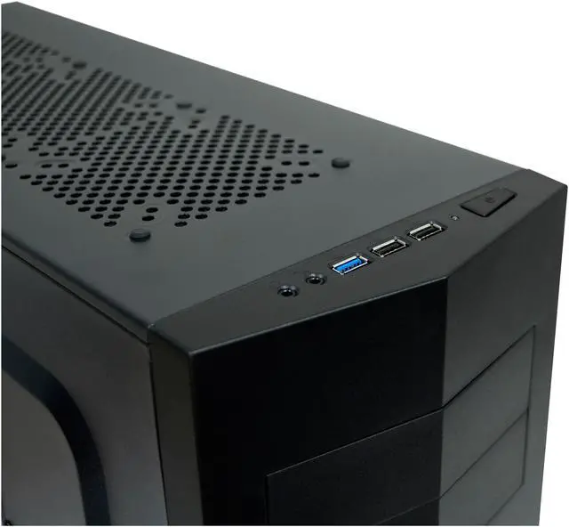 Alt view image 5 of 13 - Rosewill ATX Mid Tower Gaming Computer Case, Supports up to 400 mm Long VGA Card, Comes with Two Fans Pre-installed - Front 120 mm Fan x 1, Rear 120 mm Fan x 1 - TYRFING