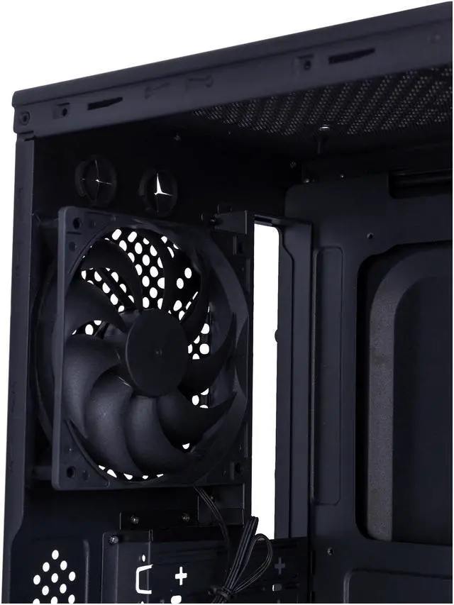Alt view image 8 of 13 - Rosewill ATX Mid Tower Gaming Computer Case, Supports up to 400 mm Long VGA Card, Comes with Two Fans Pre-installed - Front 120 mm Fan x 1, Rear 120 mm Fan x 1 - TYRFING