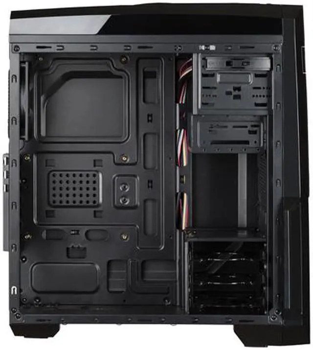 Alt view image 5 of 11 - Rosewill NAUTILUS ATX Mid-Tower Gaming PC Computer Case, Supports: 240mm Liquid Cooler & 380mm VGA Card, 3 Pre-installed Fans, Steel Airflow Mesh, Side Panel Window