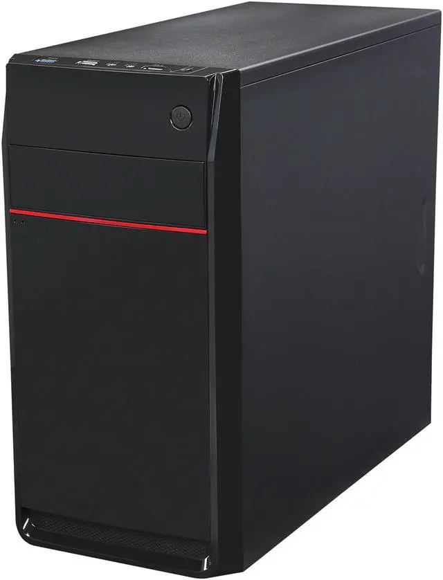 Alt view image 3 of 10 - Rosewill Micro ATX Mini Tower Computer Case, Supports Micro-ATX/Mini-ITX M/B, Supports CPU Cooler Height up to 140 mm - SCM-01