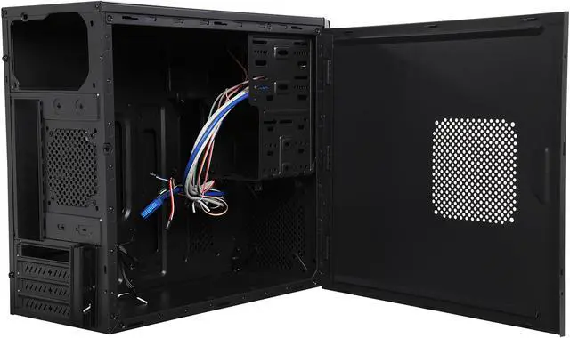 Alt view image 5 of 10 - Rosewill Micro ATX Mini Tower Computer Case, Supports Micro-ATX/Mini-ITX M/B, Supports CPU Cooler Height up to 140 mm - SCM-01
