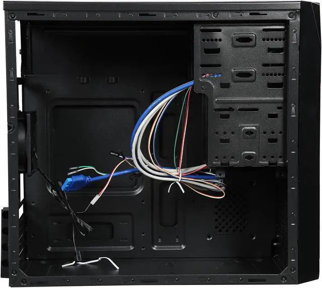 Alt view image 6 of 10 - Rosewill Micro ATX Mini Tower Computer Case, Supports Micro-ATX/Mini-ITX M/B, Supports CPU Cooler Height up to 140 mm - SCM-01