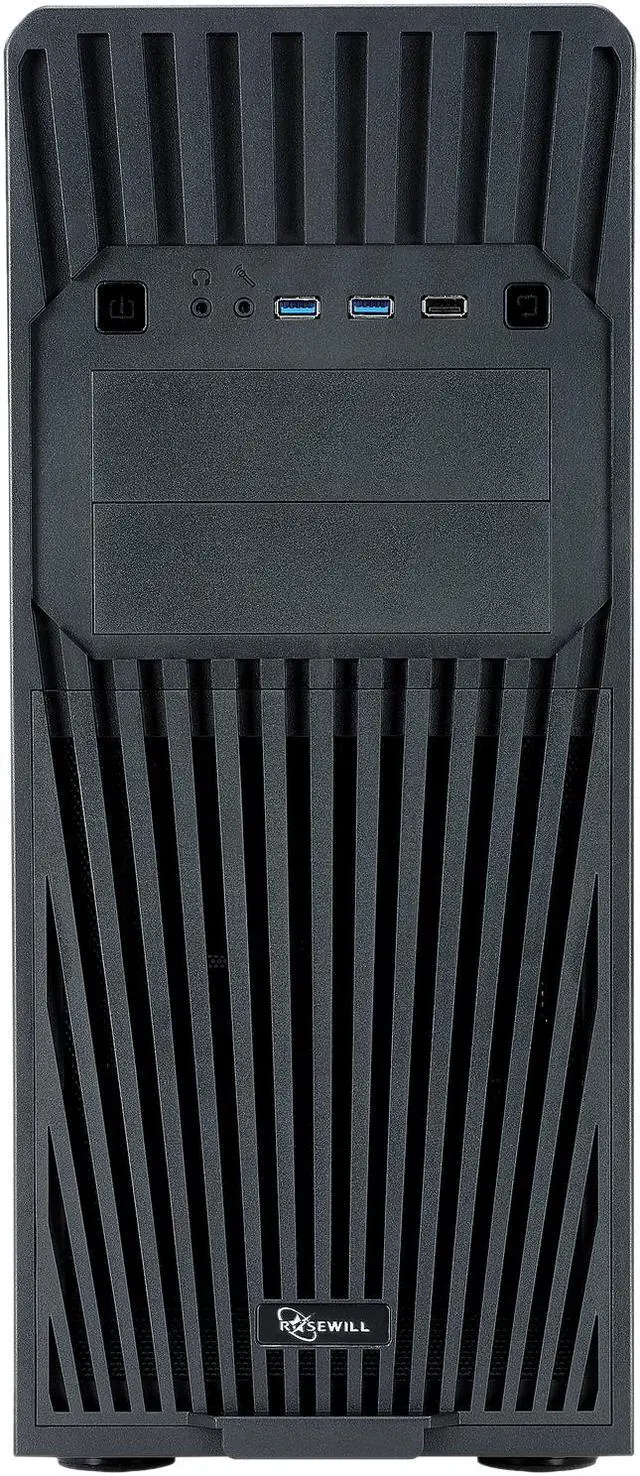 Alt view image 4 of 10 - Rosewill ATX Mid Tower Gaming Case with Front Hot-Swap HDD Cage - HIMARS