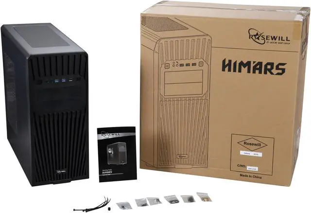 Alt view image 11 of 10 - Rosewill ATX Mid Tower Gaming Case with Front Hot-Swap HDD Cage - HIMARS
