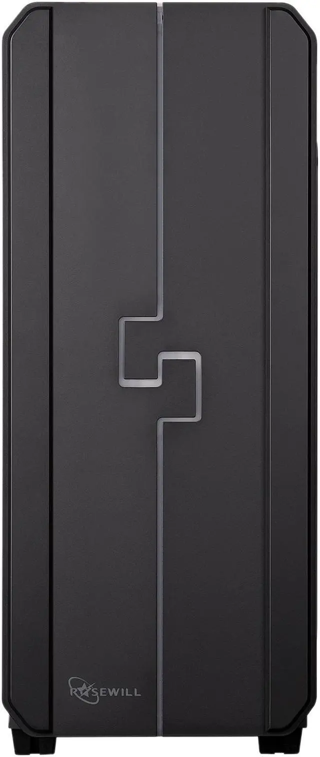 Alt view image 3 of 15 - ROSEWILL ORBIT-Z1 ATX Mid Tower Gaming Computer Case with Two Pre-installed RGB LED Fans