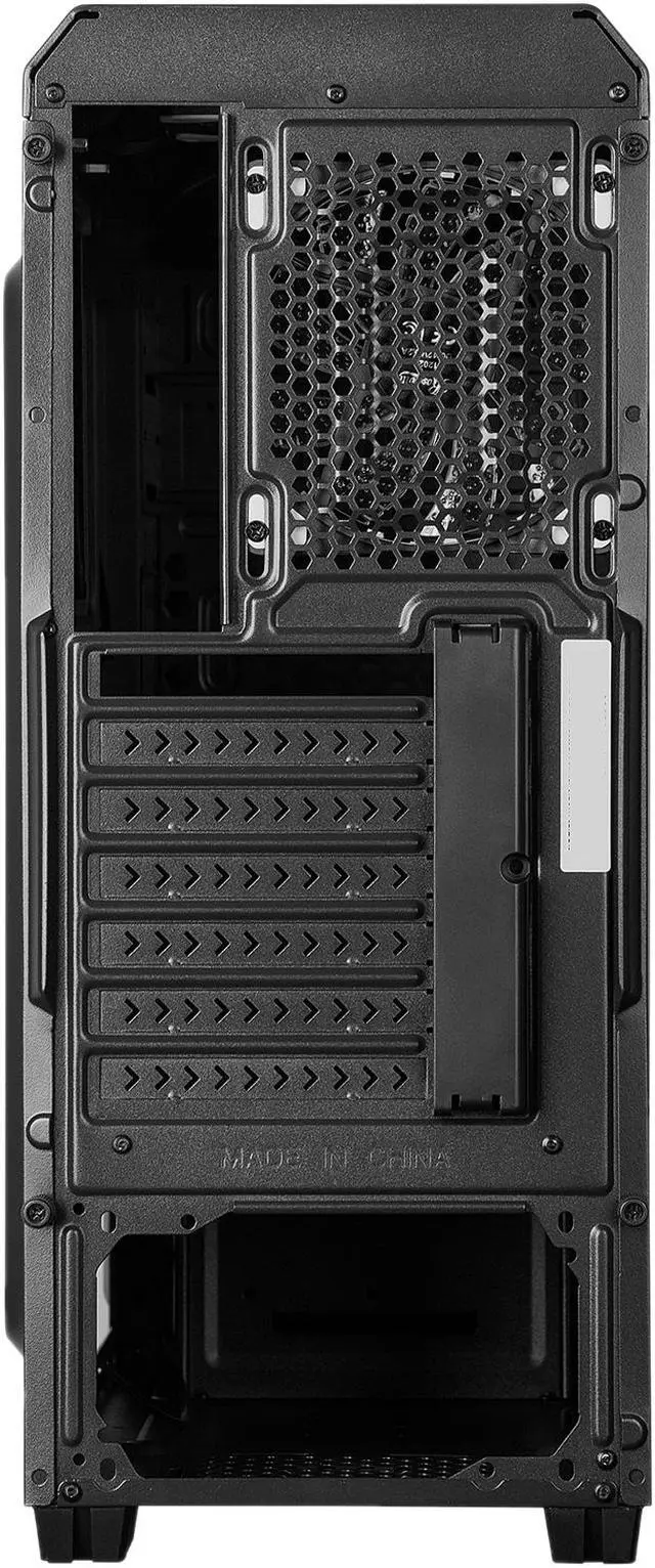 Alt view image 10 of 15 - ROSEWILL ORBIT-Z1 ATX Mid Tower Gaming Computer Case with Two Pre-installed RGB LED Fans