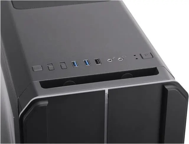 Alt view image 15 of 15 - ROSEWILL ORBIT-Z1 ATX Mid Tower Gaming Computer Case with Two Pre-installed RGB LED Fans