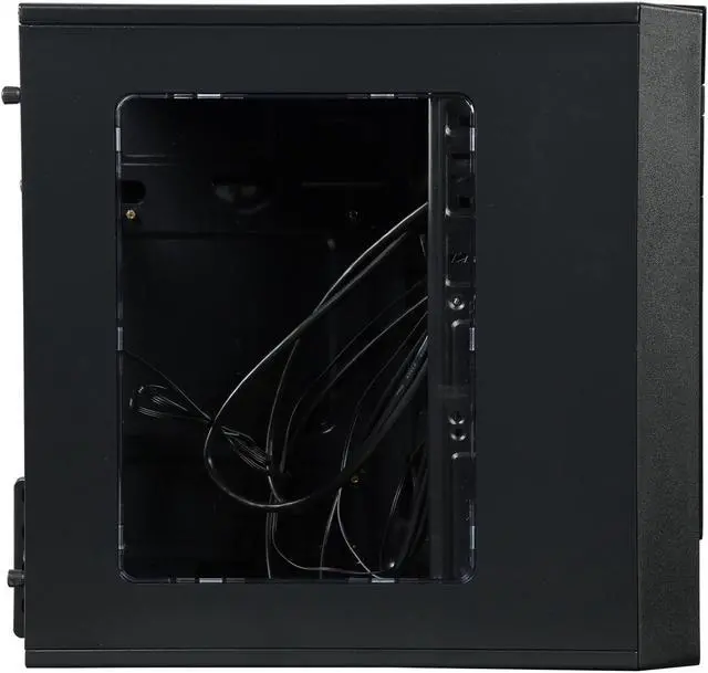 Alt view image 8 of 13 - Rosewill FBM-X1 Black Steel / Plastic Mini Tower Case with Side Panel Window