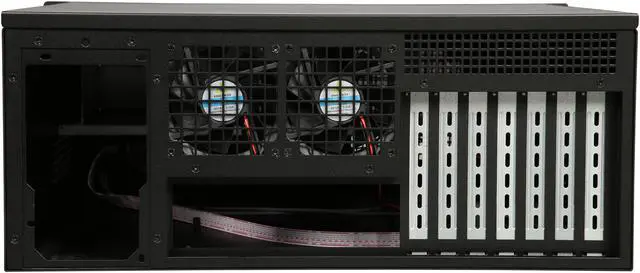 Alt view image 4 of 7 - Rosewill RSV-R4100 - 4U Rackmount Server Case / Chassis - 8 Internal Bays, 2 Included Cooling Fans