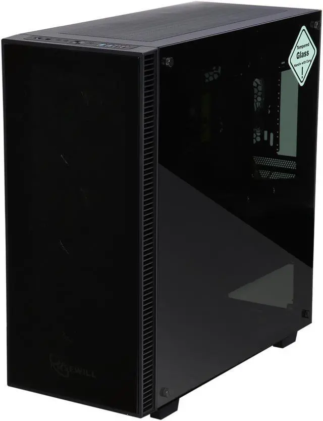 Alt view image 3 of 10 - Rosewill CULLINAN-WHITE ATX Mid Tower Gaming Case With Tempered Glass Panels