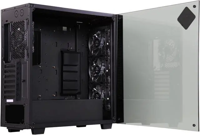 Alt view image 5 of 10 - Rosewill CULLINAN-WHITE ATX Mid Tower Gaming Case With Tempered Glass Panels