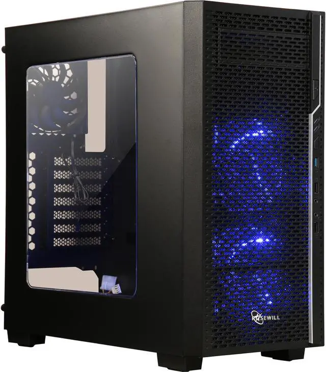 Main image of ROSEWILL MAGNETAR GAMING ATX Mid Tower Computer Case