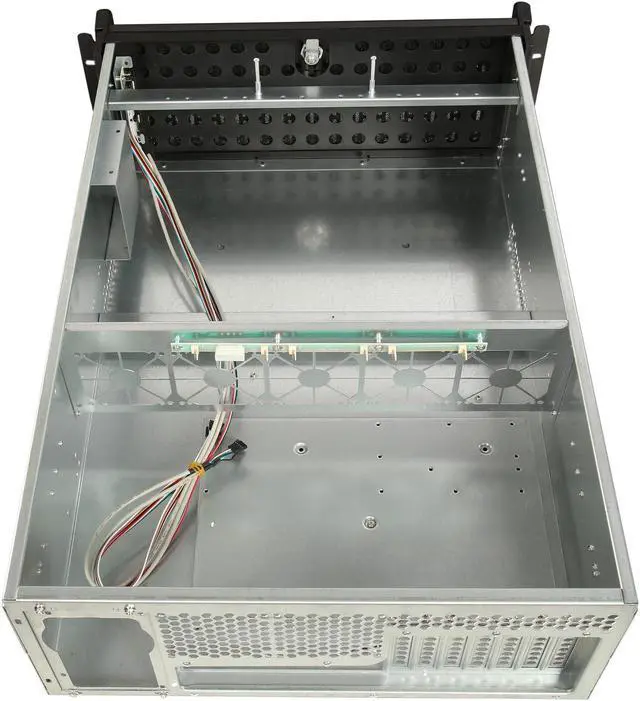 Alt view image 10 of 12 - Rosewill Server Chassis, Server Case, Rackmount Case for Bitcoin Mining; 4U Metal Rack Mount Bitcoin Miner for 6 GPU; Solution for Building a Mining Rig (RSV-L4000B)