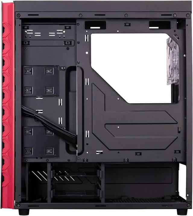 Alt view image 7 of 11 - ROSEWILL | METEOR XR Gaming PC Case / ATX Mid Tower Computer Case with Tempered Glass Side Window