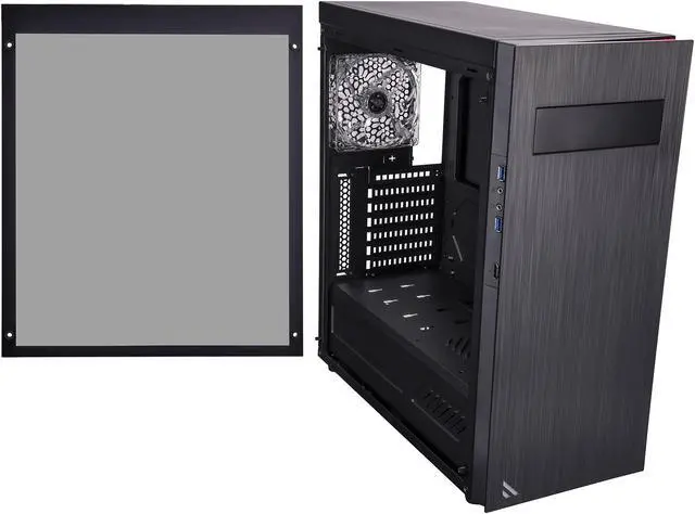 Alt view image 3 of 11 - ROSEWILL | METEOR XR Gaming PC Case / ATX Mid Tower Computer Case with Tempered Glass Side Window