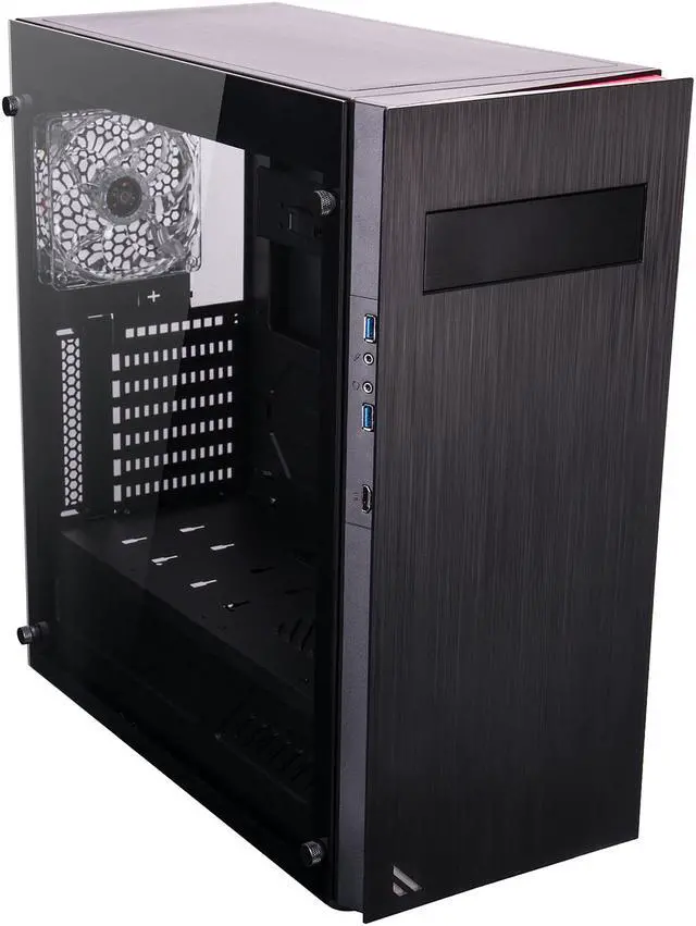 Alt view image 4 of 11 - ROSEWILL | METEOR XR Gaming PC Case / ATX Mid Tower Computer Case with Tempered Glass Side Window