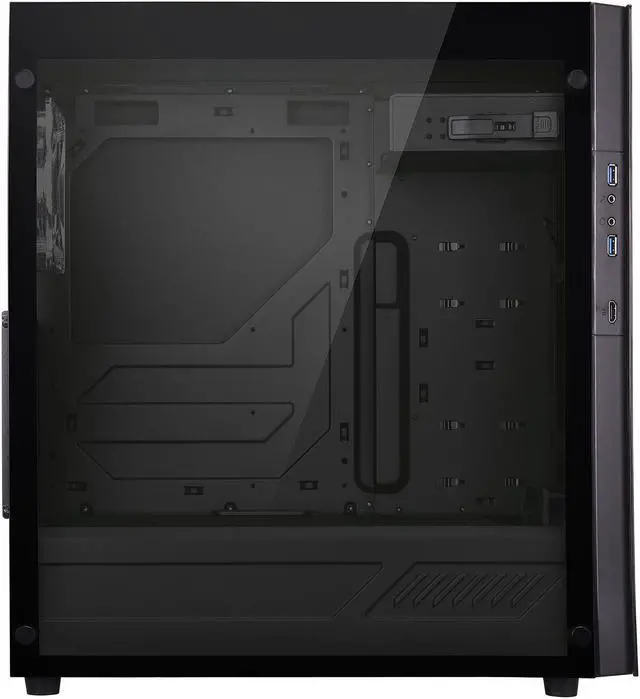 Alt view image 5 of 11 - ROSEWILL | METEOR XR Gaming PC Case / ATX Mid Tower Computer Case with Tempered Glass Side Window