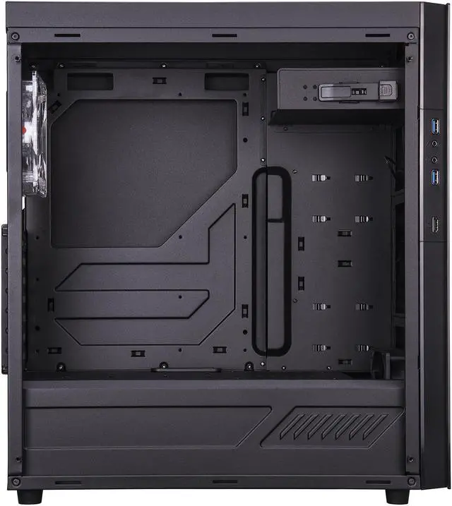 Alt view image 6 of 11 - ROSEWILL | METEOR XR Gaming PC Case / ATX Mid Tower Computer Case with Tempered Glass Side Window