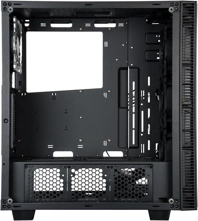 Alt view image 6 of 10 - ROSEWILL CULLINAN MX Tempered Glass RGB ATX Mid Tower Computer Case with Remote Controlled RGB LED Fans