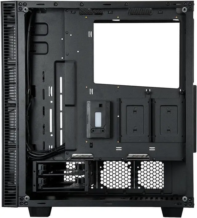Alt view image 12 of 12 - ROSEWILL CULLINAN MX Tempered Glass RGB ATX Mid Tower Computer Case with Remote Controlled RGB LED Fans