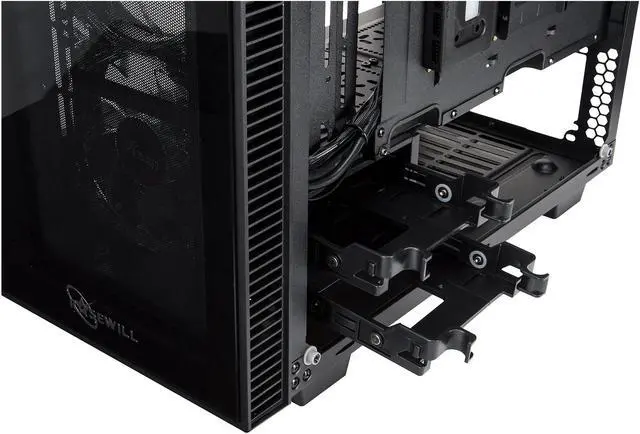 Alt view image 10 of 10 - ROSEWILL CULLINAN MX Tempered Glass RGB ATX Mid Tower Computer Case with Remote Controlled RGB LED Fans