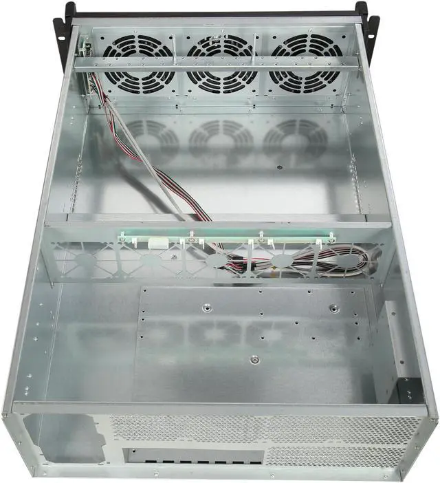 Alt view image 11 of 12 - Rosewill RSV-L4000C - 4U Rackmount Server Case / Chassis for AI / Bitcoin Mining Machine, Supports 8 Graphic Cards