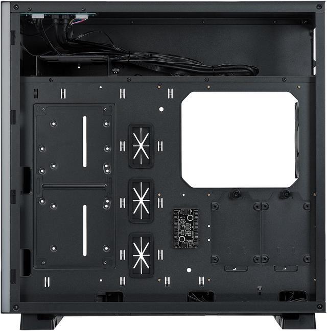 Alt view image 9 of 13 - Rosewill PRISM S500 ATX Mid Tower Gaming PC Computer Case, Aura Sync Compatible Dual Ring RGB LED Fans, Top Mount PSU & HDD/SSD, Tempered Glass & Steel