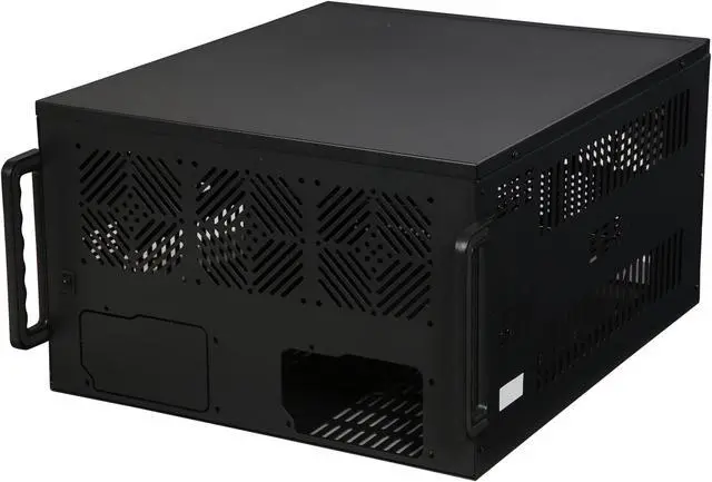 Alt view image 7 of 14 - Rosewill 8 GPU Mining Case Frame, Dual PSU Support, Maximum Airflow, Crypto Mine Bitcoin (BTC) / Ethereum (ETH / ETC) / Zcash / Altcoins - R2030001-0118