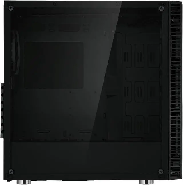 Alt view image 3 of 10 - Rosewill CULLINAN V500 RGB ATX Mid-Tower Gaming PC Computer Case, Supports E-ATX & 360mm Liquid Coolers, 4 Dual-Ring Remote-Controlled RGB LED Fans, Tempered Glass