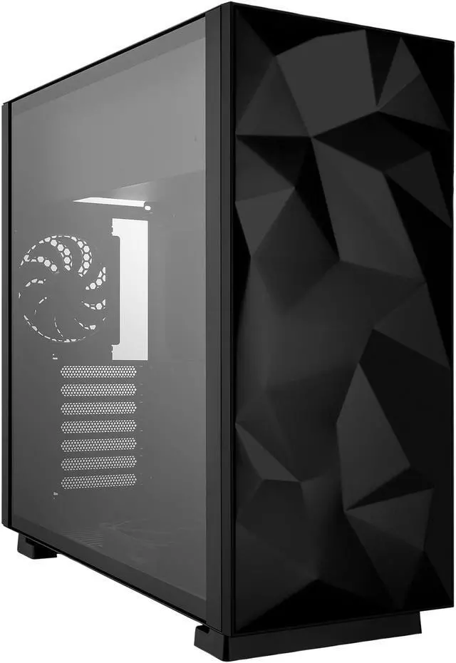 Main image of Rosewill ATX Mid Tower Gaming PC Computer Case with 2 x 120mm Fans (Supports up to 6), 240mm AIO Support, EATX Support, Top Mount PSU & HDD/SSD, Tempered Glass & Black Steel - PRISM S-BLACK-LITE