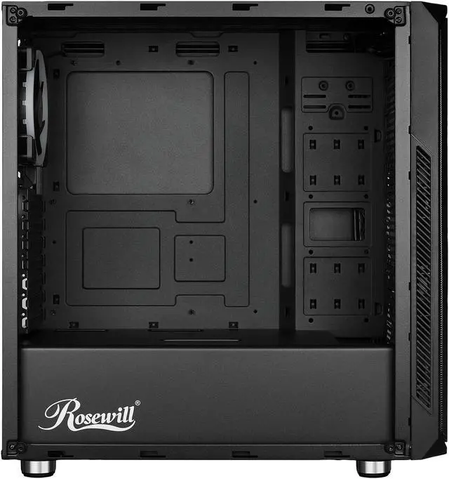 Alt view image 4 of 11 - Rosewill SPECTRA D100 ATX Mid Tower Gaming Case With Tempered Glass Side Panel