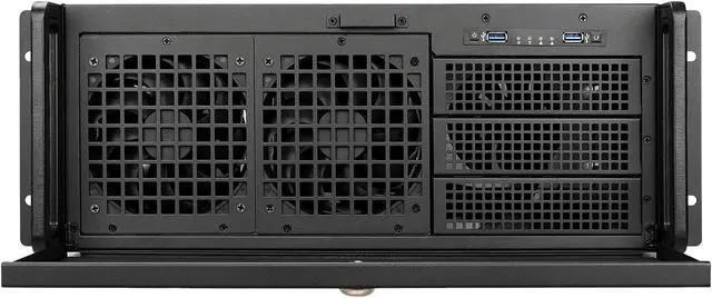 Alt view image 4 of 5 - Rosewill RSV-4310L Server Case or Chassis, 4U Rackmount - 7 x Included Cooling Fans, 10 x Internal Bays