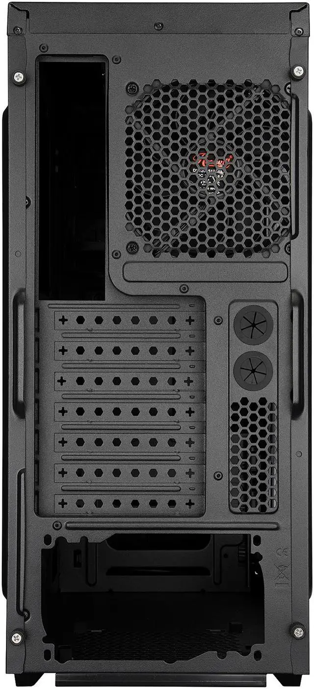 Alt view image 10 of 10 - Rosewill ZIRCON T ATX Mid Tower Gaming PC Computer Case with Side Panel Window, Includes 2 x 120mm Fans, 240mm AIO up to 360mm Liquid Cooler Support, 380mm Graphics Card Support