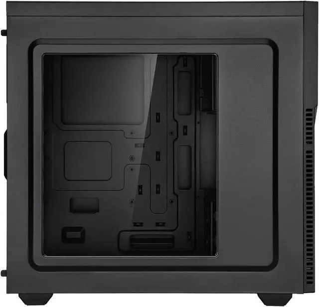 Alt view image 3 of 12 - Rosewill TYRFING V2 ATX Mid Tower Gaming PC Computer Case, Includes 2 x 120mm Fans, 400mm Graphics Card and 360mm AIO Liquid Cooler Support, Bottom Mount PSU and HDD/SSD