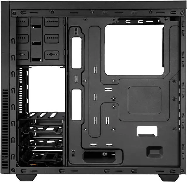 Alt view image 5 of 12 - Rosewill TYRFING V2 ATX Mid Tower Gaming PC Computer Case, Includes 2 x 120mm Fans, 400mm Graphics Card and 360mm AIO Liquid Cooler Support, Bottom Mount PSU and HDD/SSD