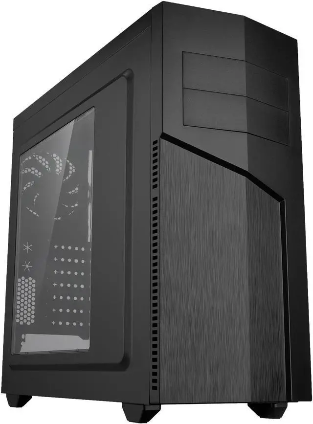 Main image of Rosewill TYRFING V2 ATX Mid Tower Gaming PC Computer Case, Includes 2 x 120mm Fans, 400mm Graphics Card and 360mm AIO Liquid Cooler Support, Bottom Mount PSU and HDD/SSD