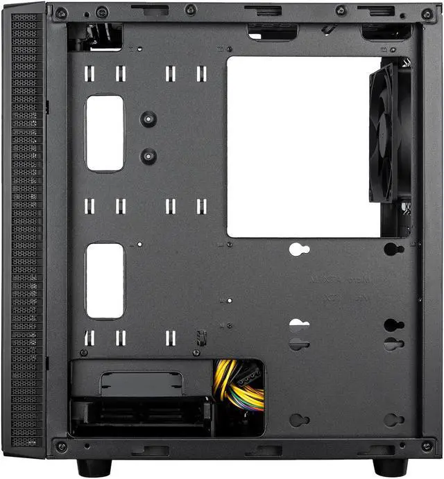 Alt view image 4 of 8 - Rosewill FBM-X2-400 Micro ATX Mini Tower Desktop Gaming PC Computer Case with Pre-Installed 400W PSU, 240mm AIO Support, USB 3.0
