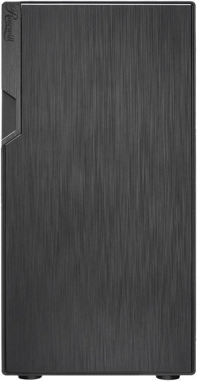 Alt view image 5 of 8 - Rosewill FBM-X2-400 Micro ATX Mini Tower Desktop Gaming PC Computer Case with Pre-Installed 400W PSU, 240mm AIO Support, USB 3.0