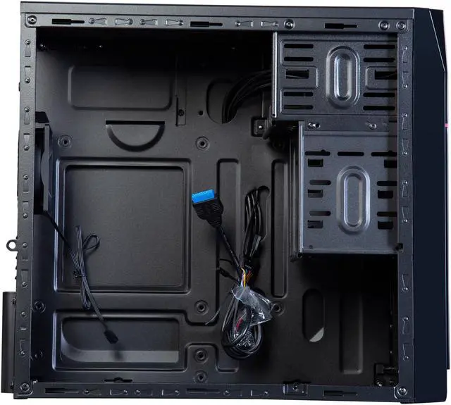 Alt view image 5 of 10 - Rosewill SCM-01B Black Steel / Plastic Micro ATX Mini Tower Computer Case