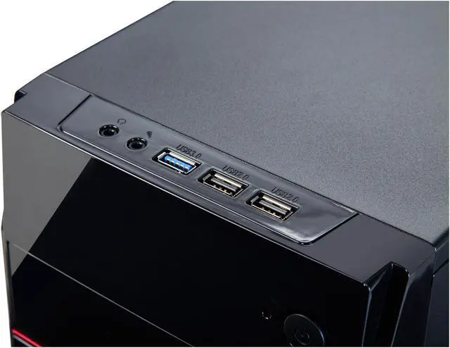 Alt view image 9 of 10 - Rosewill SCM-01B Black Steel / Plastic Micro ATX Mini Tower Computer Case