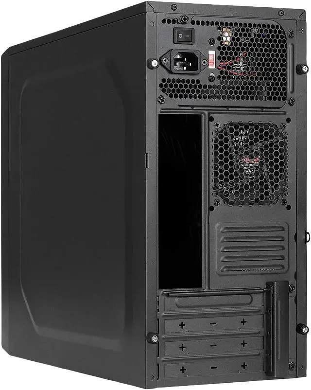 Alt view image 8 of 9 - Rosewill SRM-01B-450 Micro ATX Mini Tower Desktop PC Computer Case with Pre-Installed 450W PSU, 80mm Case Fan, USB 3.0